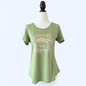 Wind River Outfitters Green Lake Life Cottagecore Cabincore Graphic T-Shirt